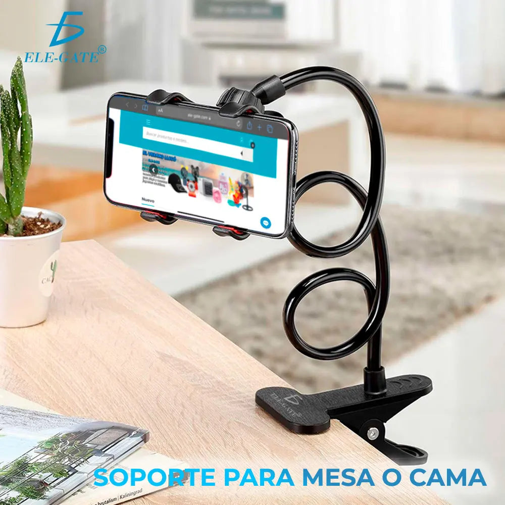 Universal Flexible Cell Phone Holder iPhone Table Bed 360°