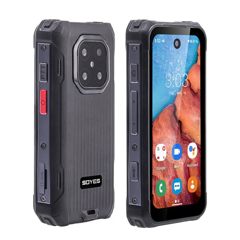 SOYES MAXo Rugged Mini Smartphone 6GB+128GB 3.88 Inch Octa Core Android 12 Dual Cards 4G Mini Mobile Phones 3000mAh Flashlight