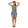 Liu Ming New Products Summer Casual Women s Slim Sleeveless Halter Knitted Romper Ladies Shorts Jumpsuit