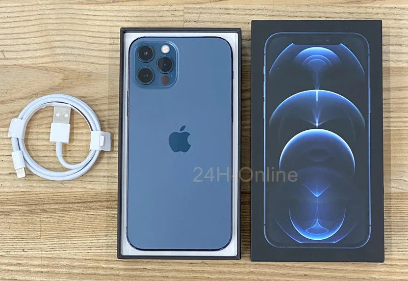 Genuine Apple iPhone 12 Pro Max 128/256/512GB ROM Original 6.7" Retina OLED RAM 6GB A14 Face ID NFC Unlocked 5G 98% New Phone