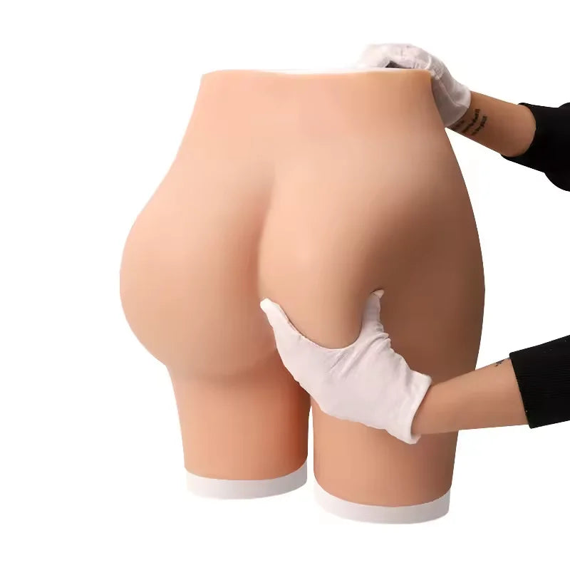 Silicone Butt and Hip Fake Bomb Bumbum Thickening Padded Shaper Buttock Panties for Plus Size Woman Clothing Womens Panties
