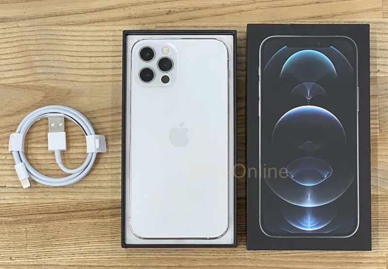 Genuine Apple iPhone 12 Pro Max 128/256/512GB ROM Original 6.7" Retina OLED RAM 6GB A14 Face ID NFC Unlocked 5G 98% New Phone