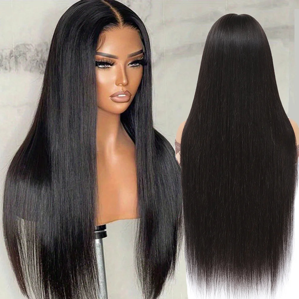 New Arrival 9x6 Glueless Wigs Raw Vietnamese Hair Natural Color Bone Straight High Density  13x4 HD Lace Front Human Hair Wig