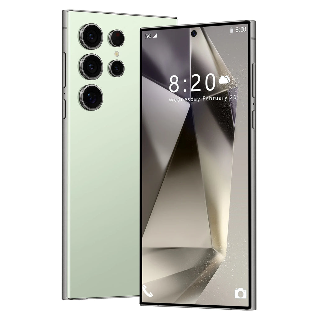2024 New S24 Ultra Global Edition 5G Smartphone MTK Processor HD Screen Smart Features Including Face Recognition Touch Screen