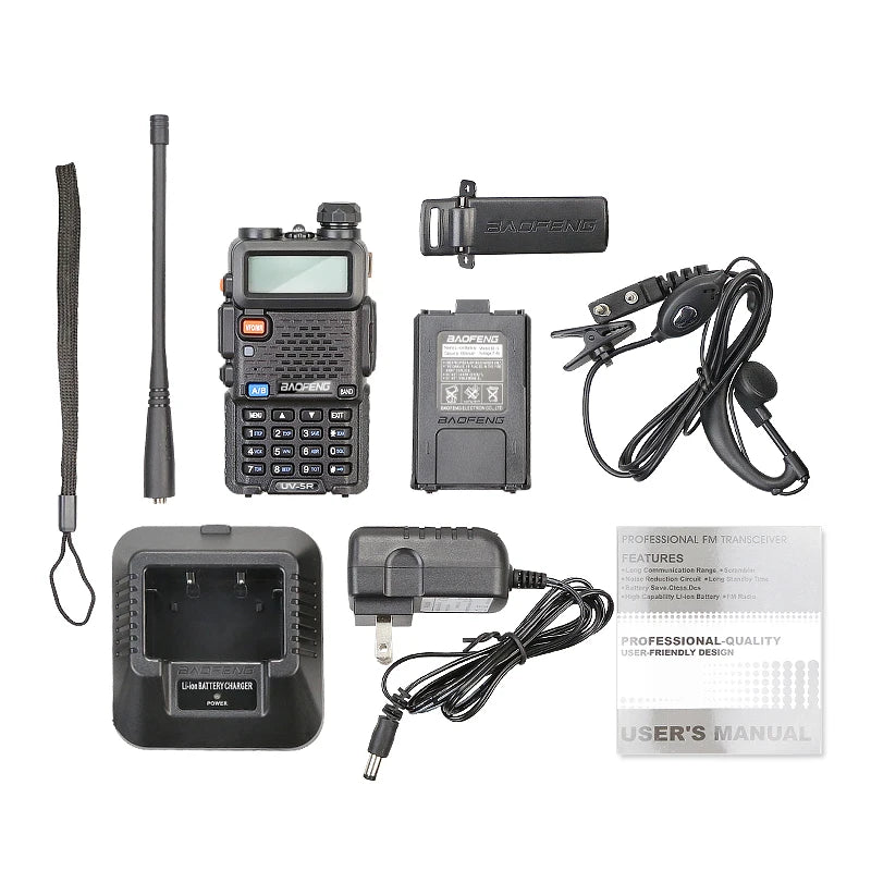 Original BapFeng Radio Wholesaler UV5R 136-174MHz 400-520MHz UV5R Colorful Walkie Talkies Baofeng UV5R Handheld Two Way Radio