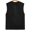 Free Shipping Men's 100% Cotton Sleeveless Tshirt Breathable Knitted 180g DTF Print Summer Sport Vest Men's Tank Tops