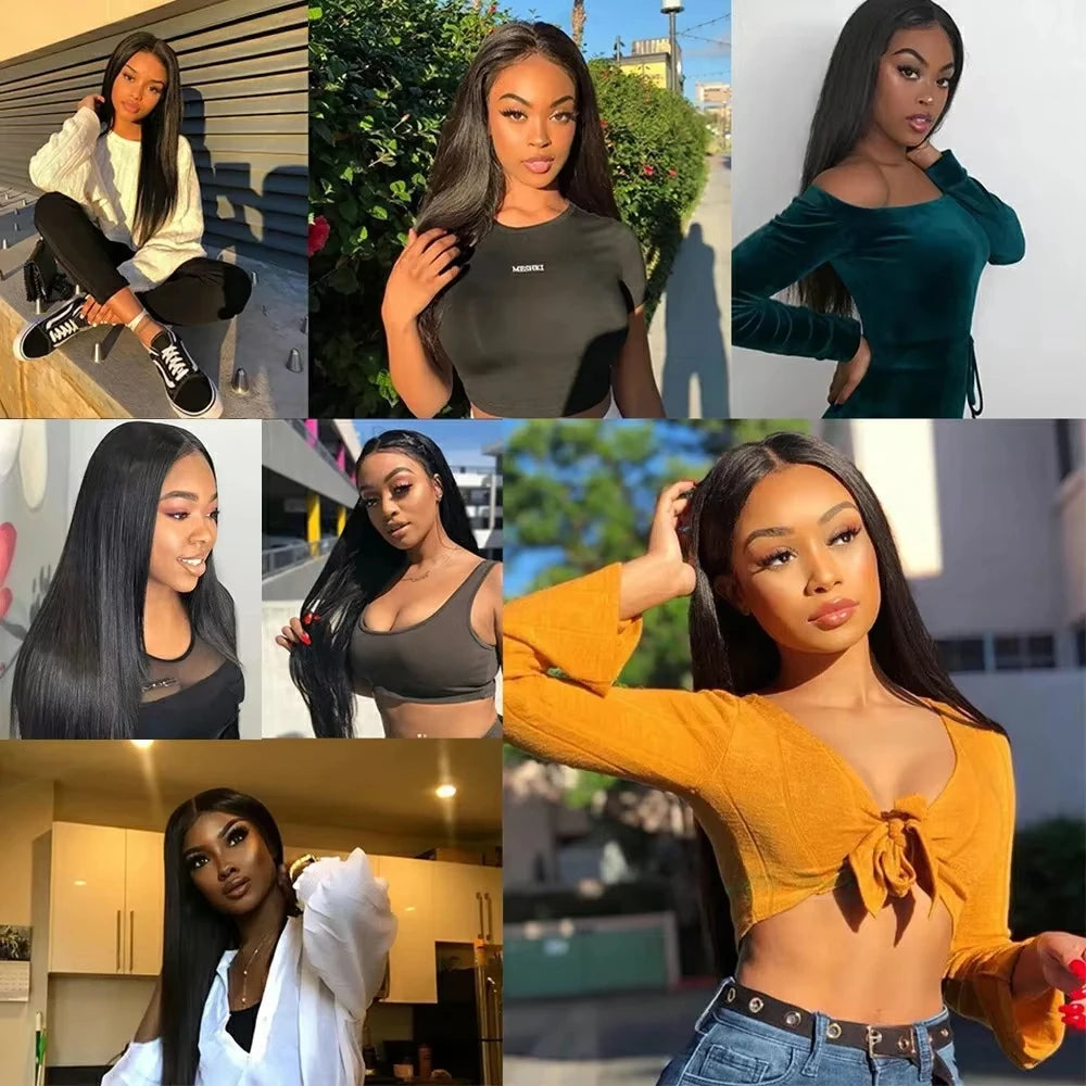 Wholesale Cheap Virgin Hair Full Lace Straight Wig,Real Natural 100% Human Hair Wig,Brazilian Hair Full Lace Wig for Black Women