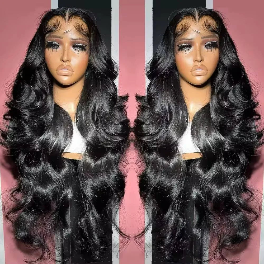 100% Virgin Vietnamese Human Hair HD Lace Front Bundles Black Women Soft Bouncy Long-Lasting 200% Density Deep Wave/Body