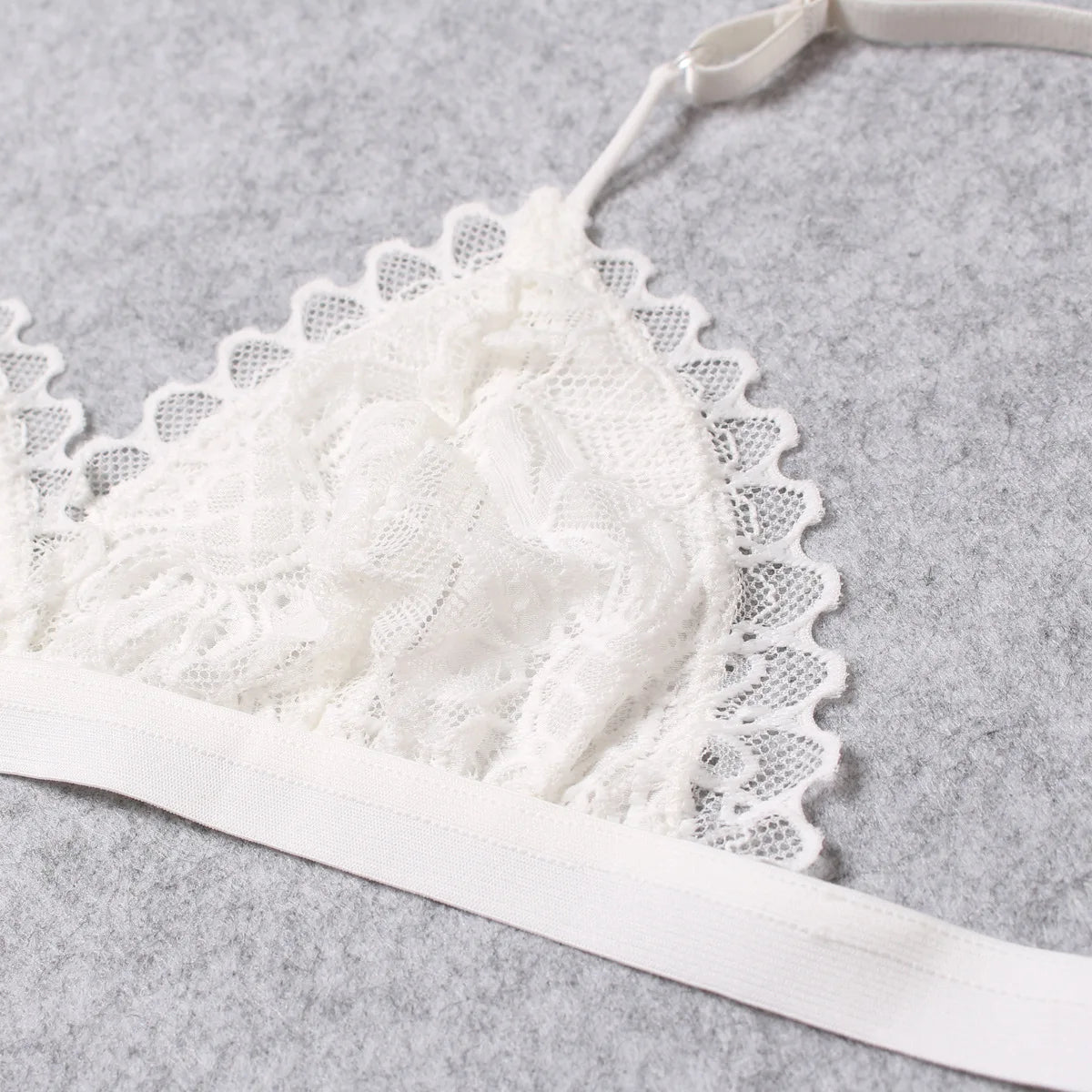 2pcs Sexy Woman Bra And Panty   Lace Bra Wire Free Bralette Lingerie Female Seamless Unpadded Transparent Brassiere bra set