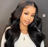 Wholesale Raw Virgin Brazilian Hair Straight HD Lace Front Wig Human Hair Wigs,  180% 13x4 Pre Plucked Frontal Lace Closure Wig