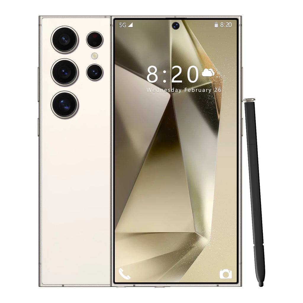 S24 Ultra 5G Smartphone 7.3 Inch Large Real 4G Screen 65W Quick Charge 8+512GB All-in-One 12GB Built-in Pen US Stock