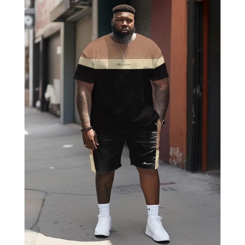 Custom Logo Polyester Fleece Winter Casual Workout Sportswear for Plus Size Men 2-Piece Breathable Tracksuit Set US Size