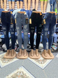 Women's High Waist Skinny Jeans, Distressed Ripped Denim Pants for Casual Street & Daily Wear