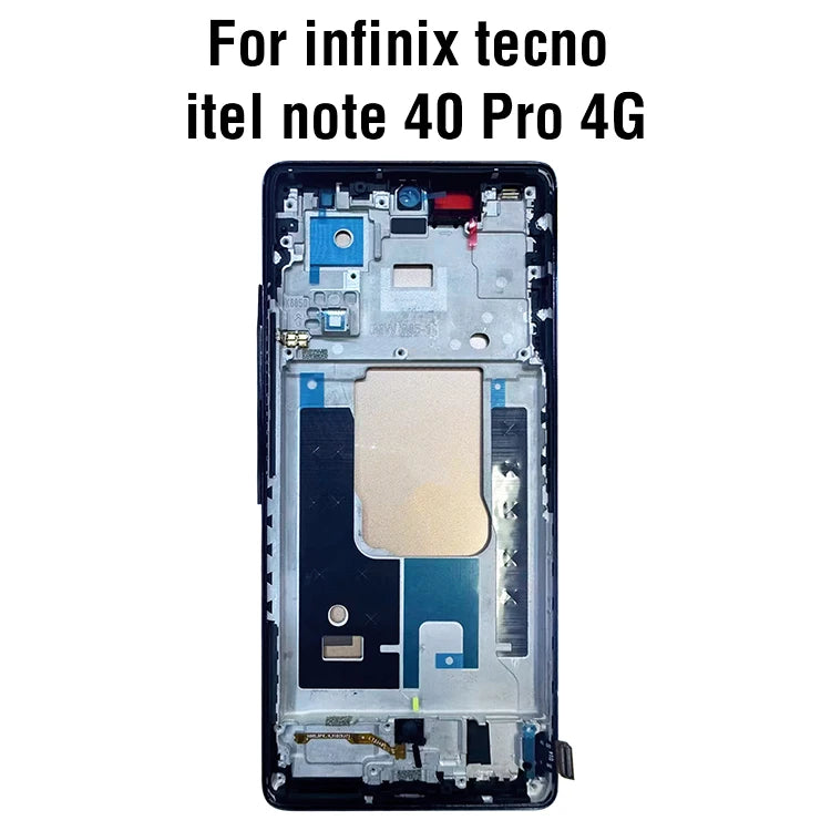 Factory Price Original Display for Infinix Note 40 Pro 4G Original Amoled Lcd Screen With Frame Digitizer Full Assembly