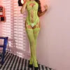 Sexy Adult Lace Bodysuit Transparent Hollow Design Garter Lingerie Body Tights Underwear