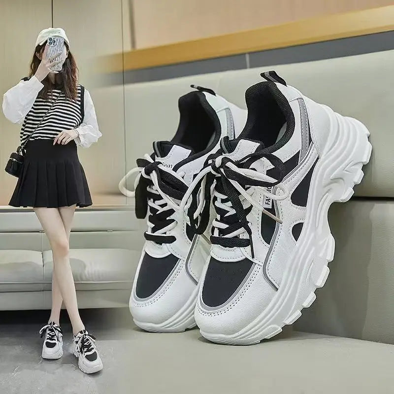 Breathable Soft Soled Campus Shoes Luxury Women's Casual Sports Shoes High Quality Simple Classic Color Sports Casual Shoes