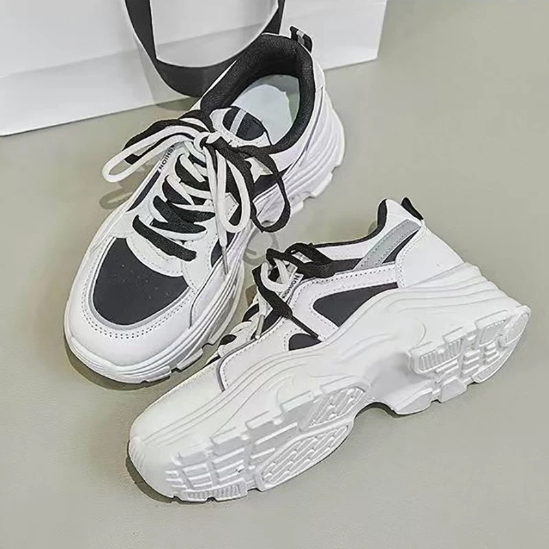 Breathable Soft Soled Campus Shoes Luxury Women's Casual Sports Shoes High Quality Simple Classic Color Sports Casual Shoes