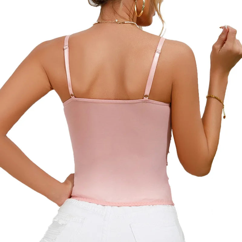 Summer Sexy Women Tank Top Club Corset Ropa Blusas Ladies Crop Tops Cropped Shirt Woman Clothing Camis Top