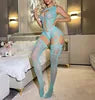 Sexy Adult Lace Bodysuit Transparent Hollow Design Garter Lingerie Body Tights Underwear
