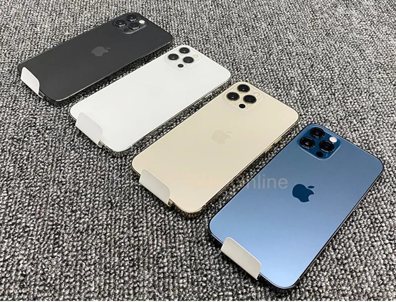 Genuine Apple iPhone 12 Pro Max 128/256/512GB ROM Original 6.7" Retina OLED RAM 6GB A14 Face ID NFC Unlocked 5G 98% New Phone