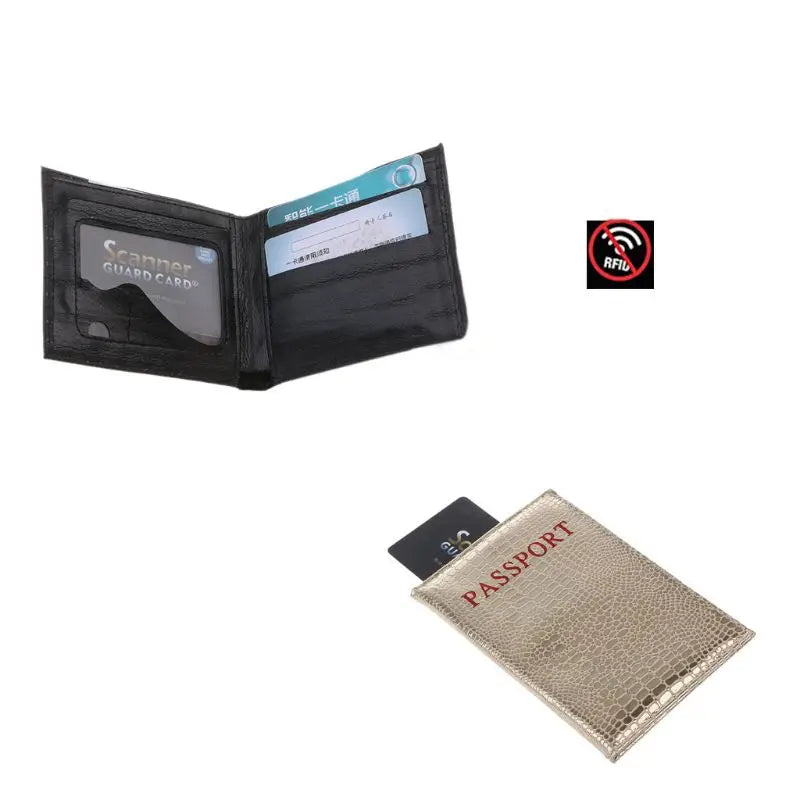 High Quality Portable Credit Card Protector RFID Blocking NFC Signals Shield Secure For Passport Case Purse