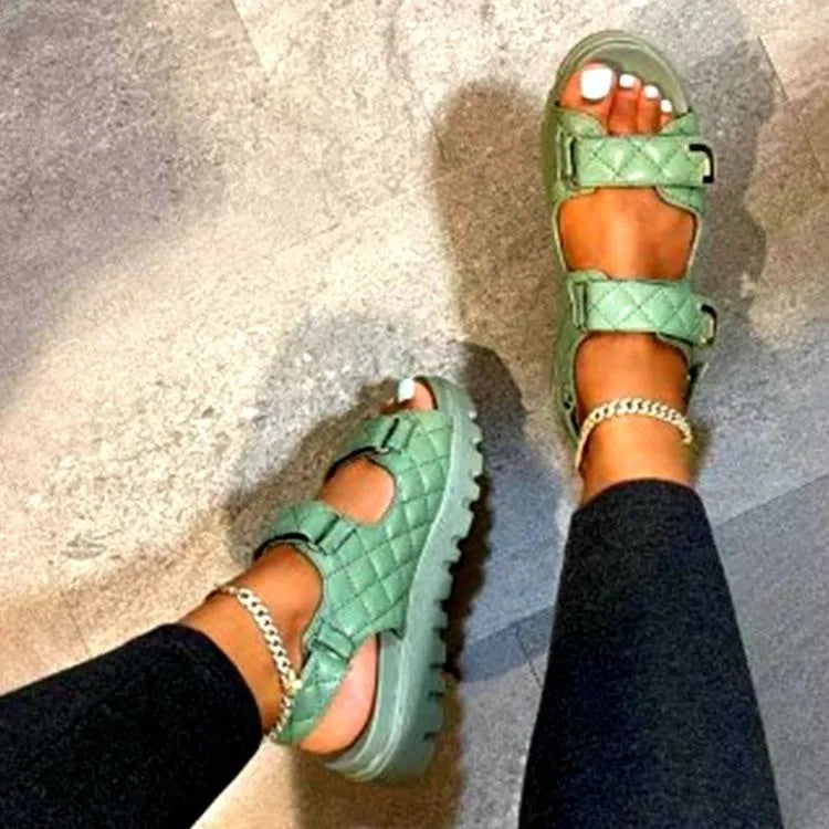 Summer 2026 European American Slides New Large Thick Bottom Butterfly Pattern Toe Solid Color PU Upper Japanese Korean Style