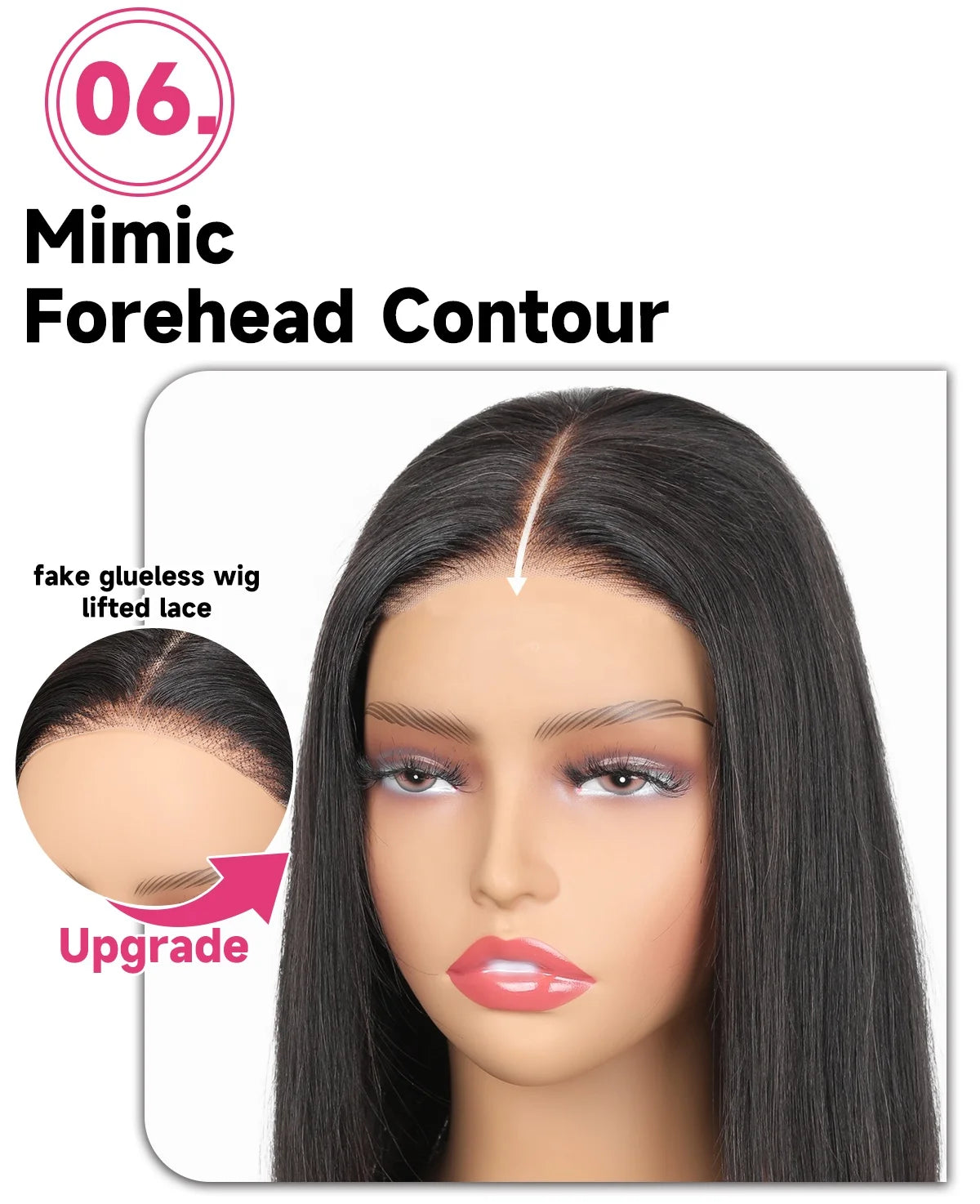 Factory New Arrival 9x6 Glueless Pre Plucked Pre Cut Bleached Knots for Lace Front Brazilian Hair Wig Bone Straight Human Wigs