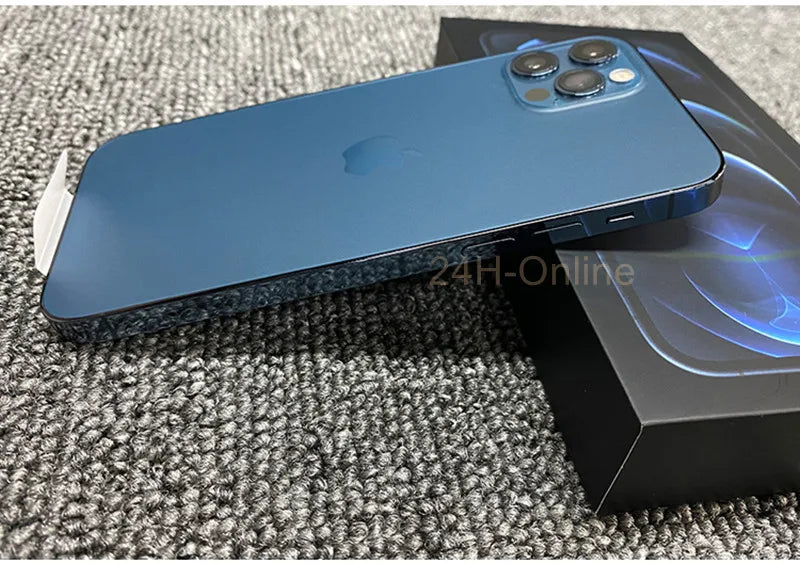Genuine Apple iPhone 12 Pro Max 128/256/512GB ROM Original 6.7" Retina OLED RAM 6GB A14 Face ID NFC Unlocked 5G 98% New Phone