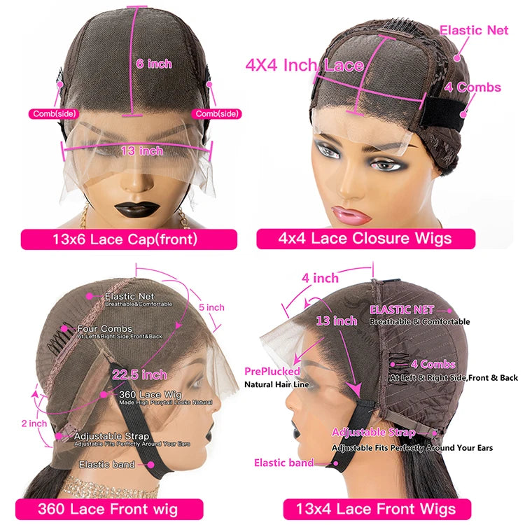 13X6 Cambodian Lace Front Human Hair Wigs With Baby Hair Glueless Curly Lace Front Wig Pre Plucked High Density Remy Hair Wig