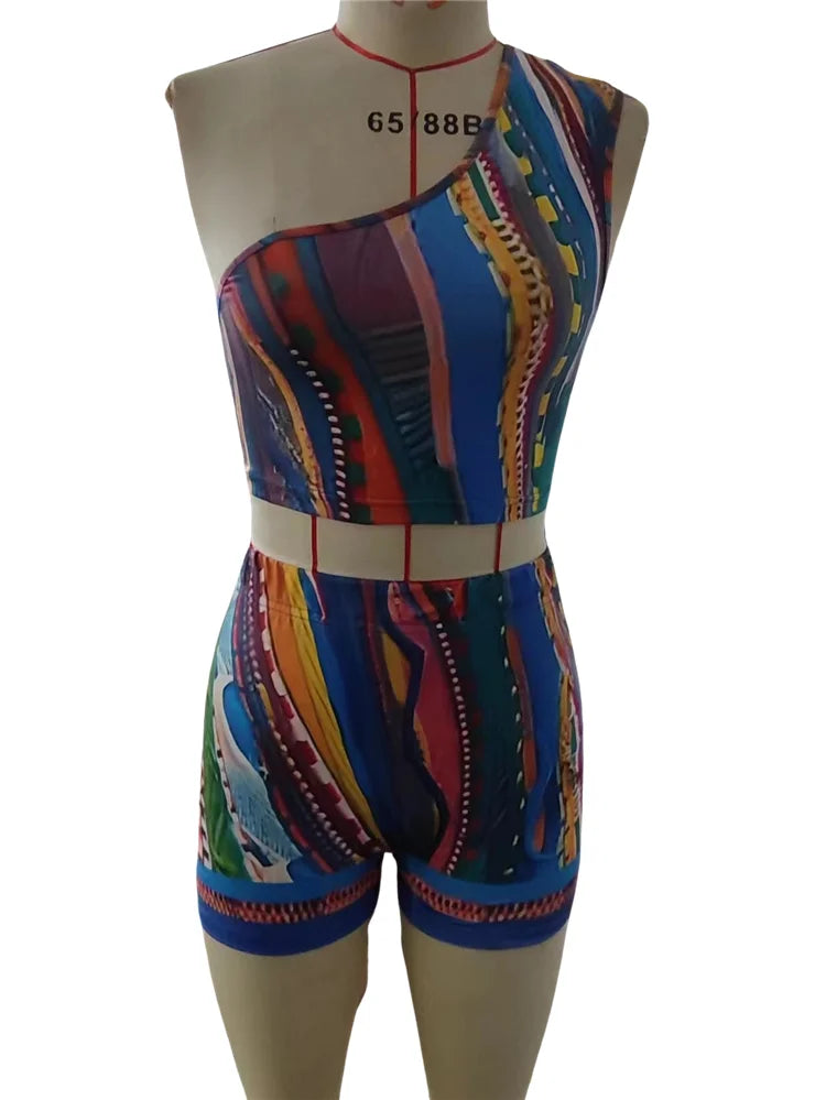 B2302-women Shorts Set Sexy Street Casual Xs Woman Clothing Two Piece Set Women Clothing
