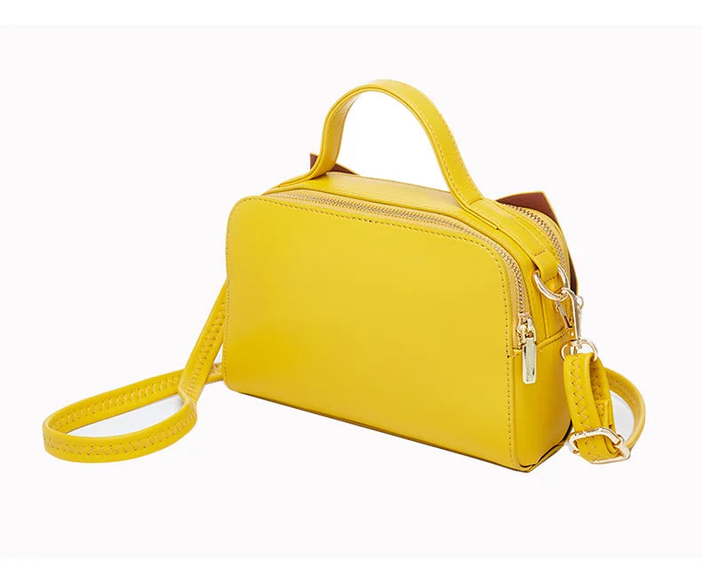Elegant Women PU Leather Handbags Female Shoulder Crossbody Bags for Women Handbags High Quality Ladies Messenger Hand Bags Bow