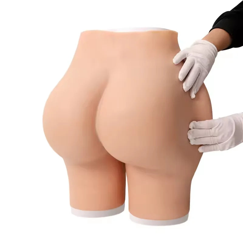 Silicone Butt and Hip Fake Bomb Bumbum Thickening Padded Shaper Buttock Panties for Plus Size Woman Clothing Womens Panties