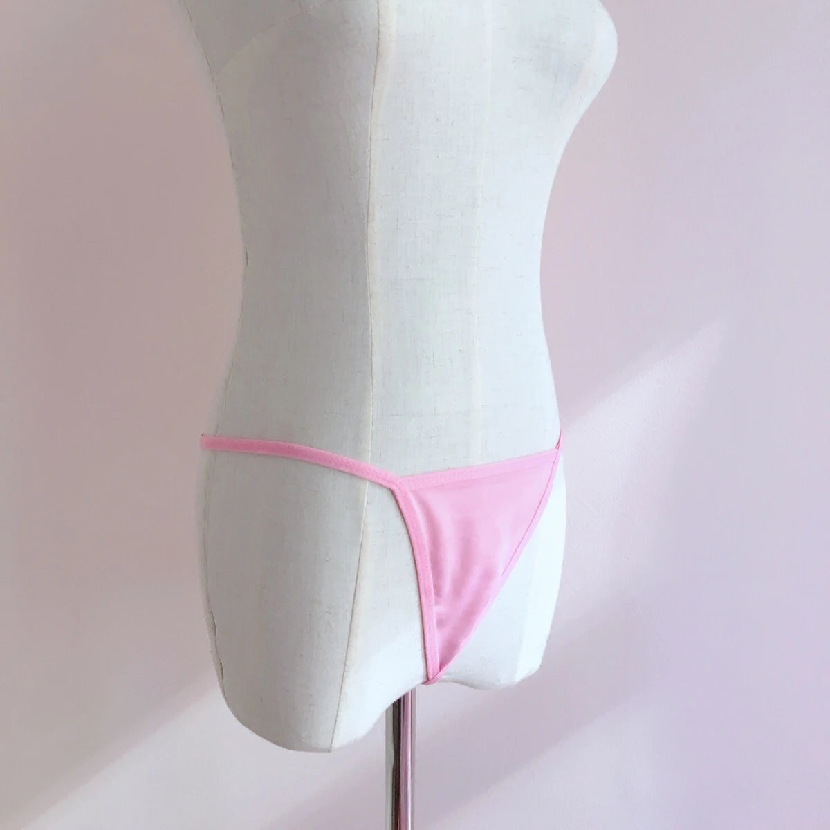 Homemade Panties White Pink Black Sweet Rabbit Tail Sexy Temptation Ball Tail Knicker Lingerie Women Thongs and G Strings