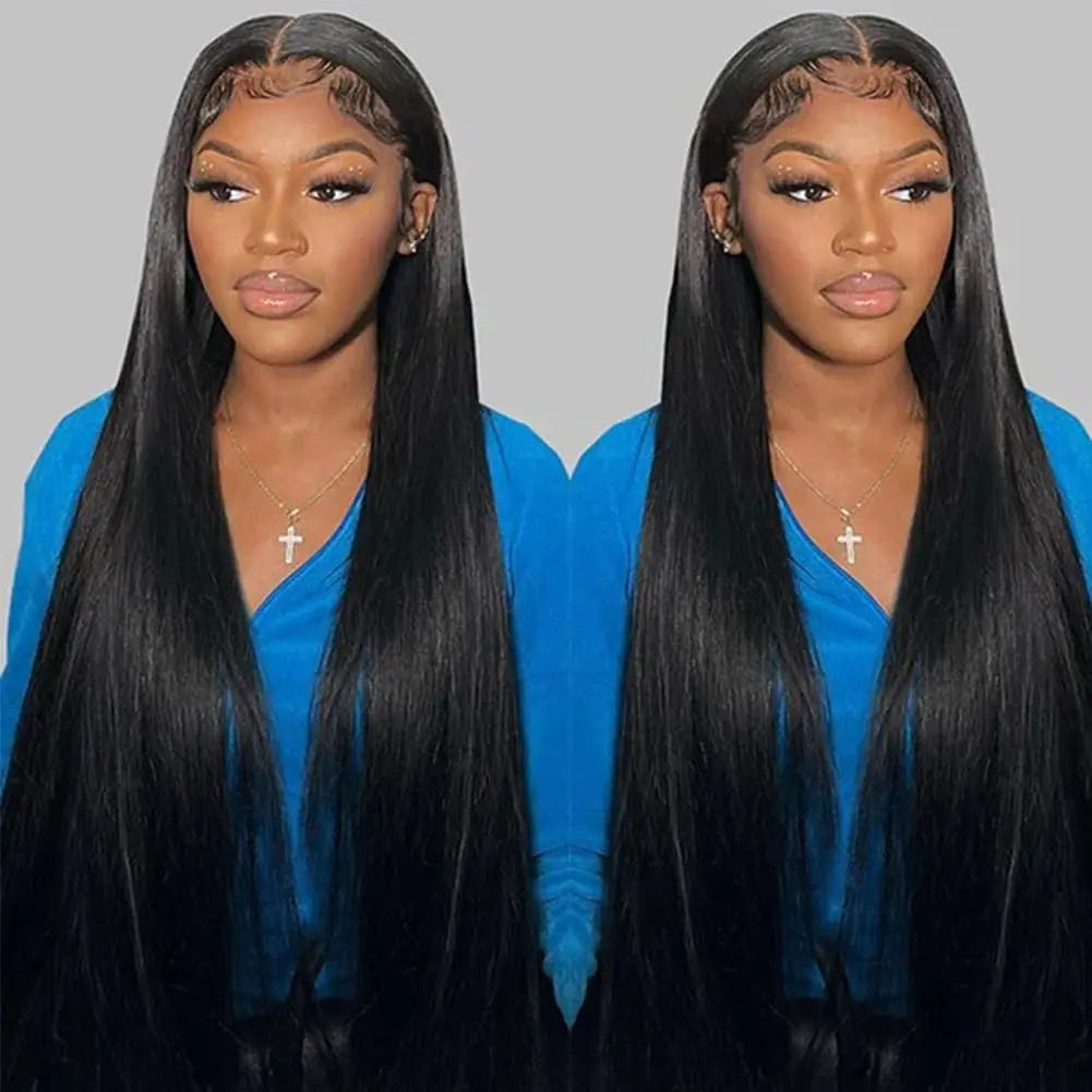 Virgin Vietnamese Hair 100% Human Hair Lace Front Wig 200% Density HD Transparent Lace Pre Plucked Glueless High Quality Long