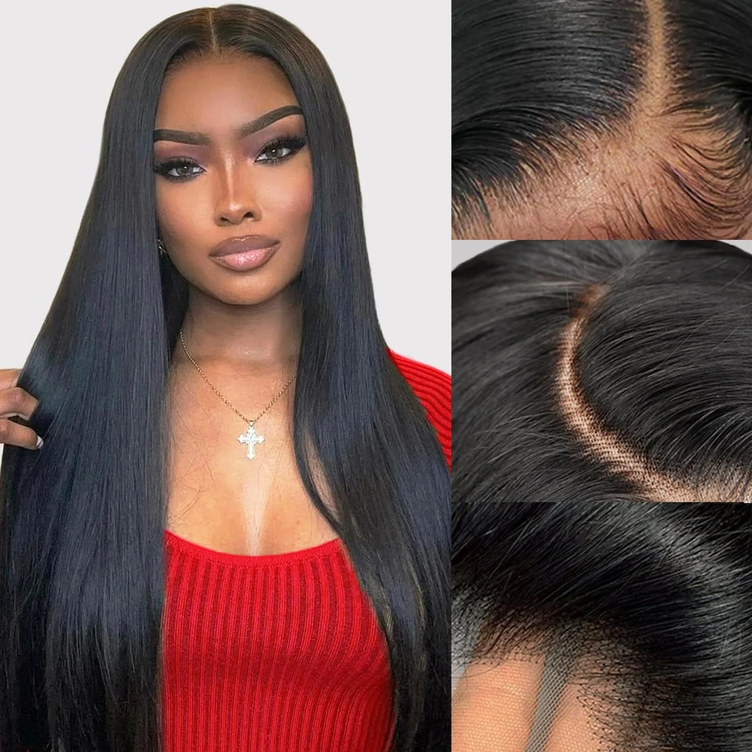 New Arrival 9x6 Glueless Wigs Raw Vietnamese Hair Natural Color Bone Straight High Density  13x4 HD Lace Front Human Hair Wig