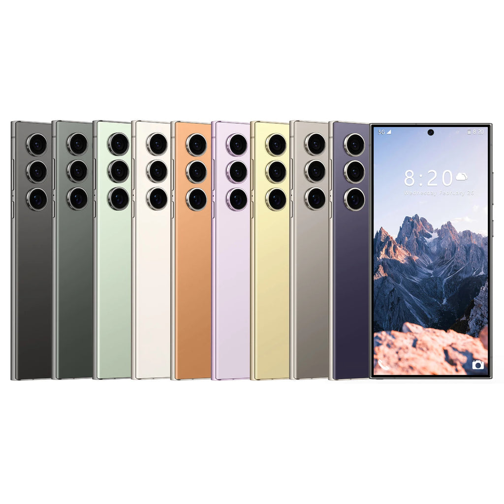 2024 New S24 Ultra Global Edition 5G Smartphone MTK Processor HD Screen Smart Features Including Face Recognition Touch Screen