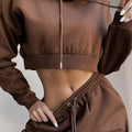 Women's Slim Sports Sexy Sexy Sports Casual Wear Plus Velvet Sports Dress Two-piece Sportswear Women