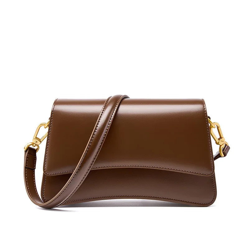 Mini Leather Flap Crossbody Sling Bags for Women 2025 Luxury Brand Design Handbag Simple Shoulder Bag Handbags Candy Portable