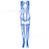 Sexy Adult Lace Bodysuit Transparent Hollow Design Garter Lingerie Body Tights Underwear