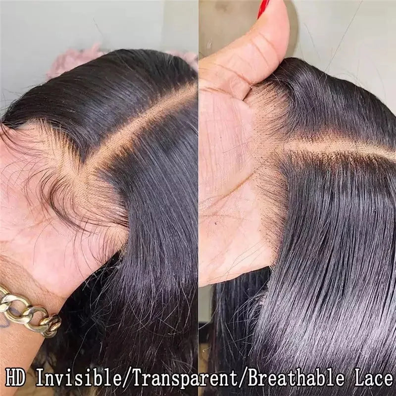Natural Color Lace Frontal Human Hair Wig Raw Virgin Hair With Natural Hairline 180% Density Glueless Bob Curly Lace Front Wig