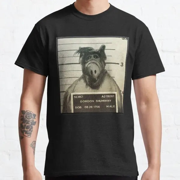 Hope For Melmac Yes We Can Parody With Alf T Shirts Men Cotton T-Shirt Round Collar Tv Shumway Sitcom Cat Alien Tee Shirt