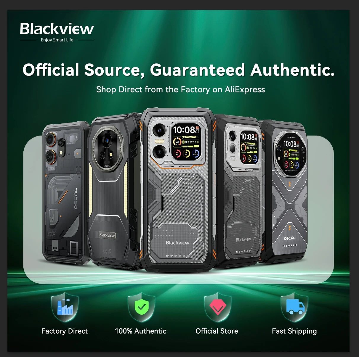 Blackview XPLORE 1 Outdoor Mobile Phone, 5G Waterproof Rugged Smartphone Android 15, 6.78'' 2.4K Display, 16GB+512GB, 20000mAh