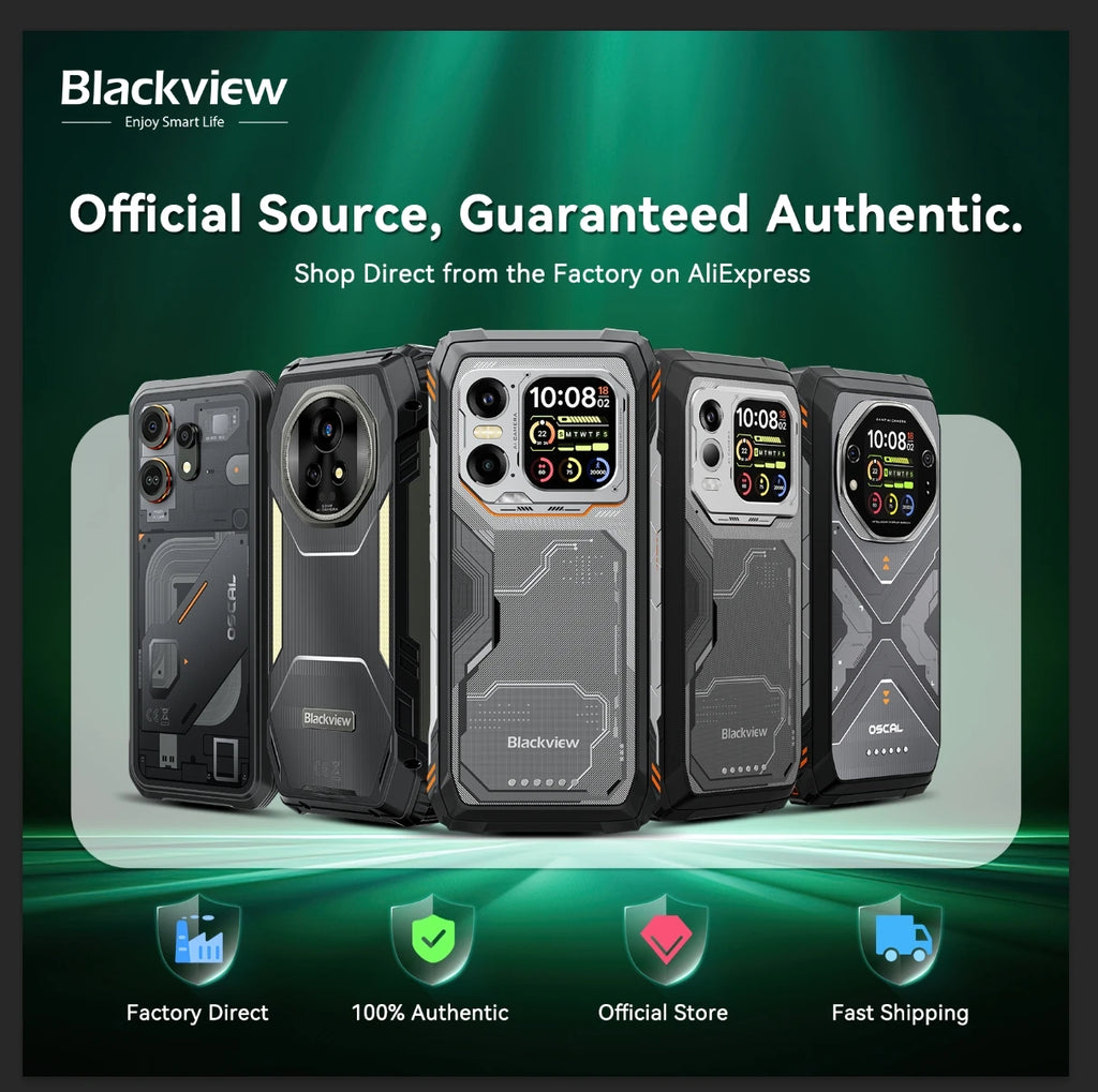 Blackview XPLORE 1 Outdoor Mobile Phone, 5G Waterproof Rugged Smartphone Android 15, 6.78'' 2.4K Display, 16GB+512GB, 20000mAh