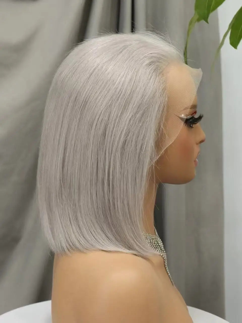 Pink Bob Wig Human Hair Wigs 250% 13x4 Transparent Lace Front Double Drawn Bone Straight Colored Bob Wigs for Black Women