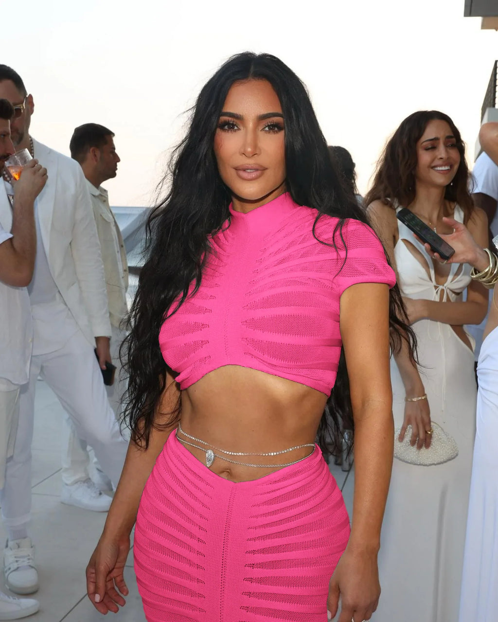 Knitted Mesh Dress 2 Piece Maxi Skirt Sets Summer Women Clothes Designer Fashion Dress Sexy Crop Tops Knit 2 Piece Set Outfit