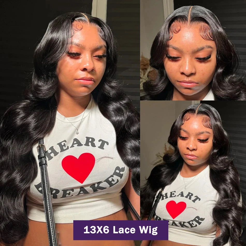 200% Transparent Body Wave Lace Front Brazilian 13x4 Curly Human Hair Wigs 13x6 Hd Lace Frontal Wig For Women 5x5 Closure Wig