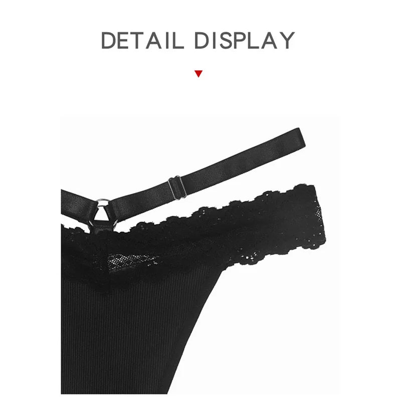 New Fashion Women's Black Lace Underwear Sexy Lingerie Ladies Thongs Hot Panties Girls Funny Underpants New Traceless G String