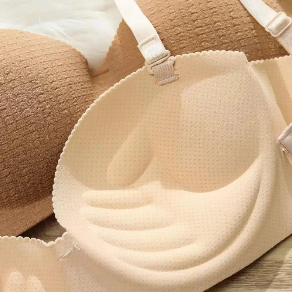 Comfortable Shockproof Seamless Deep V Bras Push Up Lingerie Wireless Bra Anti-sagging Underwear for Women Women