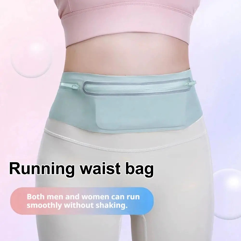 Sports Waist Pack Fanny Pack Wallet Adjustable Men Women Running Pouch Belt Portable Phone Holder Gym Bum Outdoor Running Bags