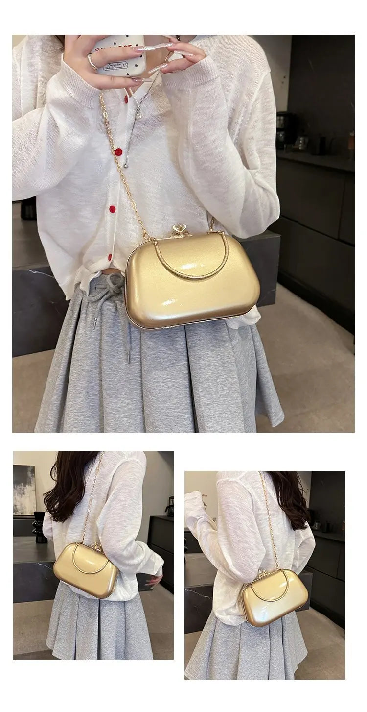 Unique Solid Color Diaper Bag For Women Designer Leather Crossbody Bag Casual Chic Messenger Purse Retro Fashion Large Capacity